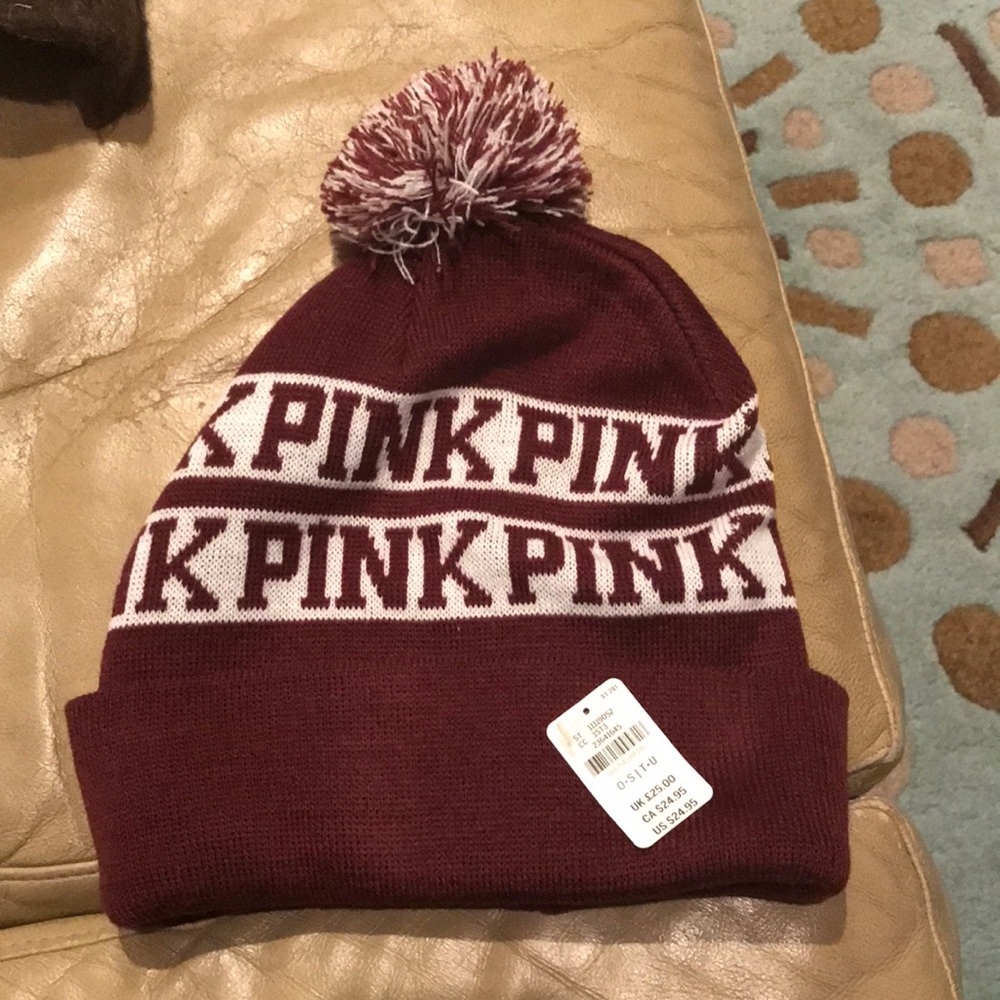 PINK pom hat